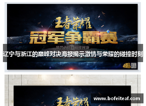 辽宁与浙江的巅峰对决海报揭示激情与荣耀的碰撞时刻